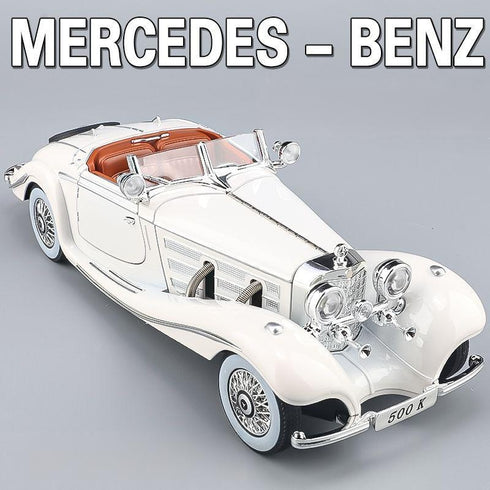 Mercedes-Benz 500K Heritage Roadster Die-Cast Luxury Model