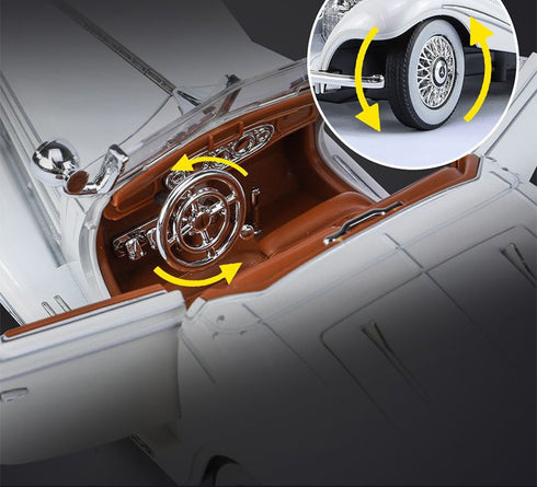 Mercedes-Benz 500K Heritage Roadster Die-Cast Luxury Model