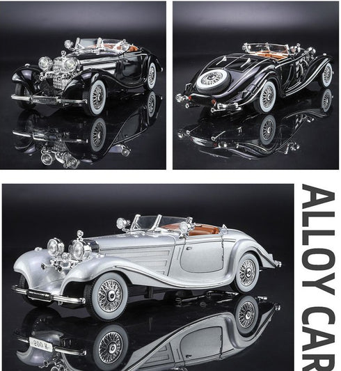 Mercedes-Benz 500K Heritage Roadster Die-Cast Luxury Model