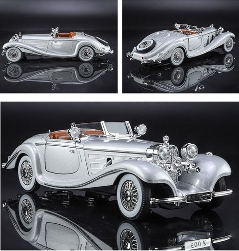 Mercedes-Benz 500K Heritage Roadster Die-Cast Luxury Model